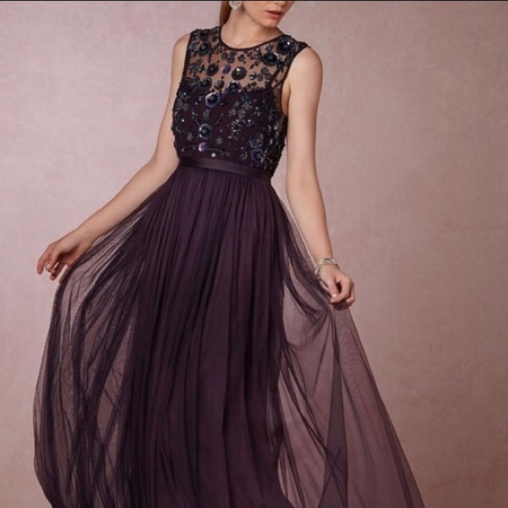 Dark Purple Needle & Thread Dress
